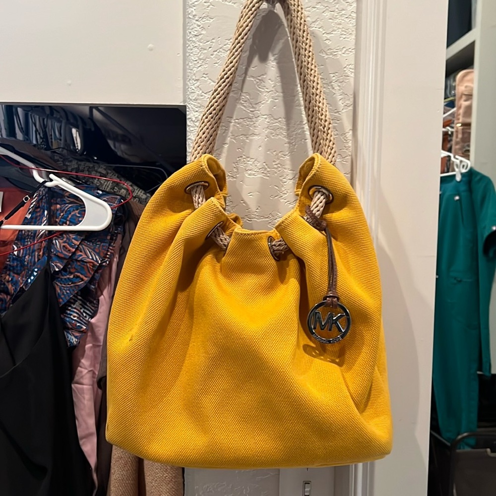 Michael kors yellow bag